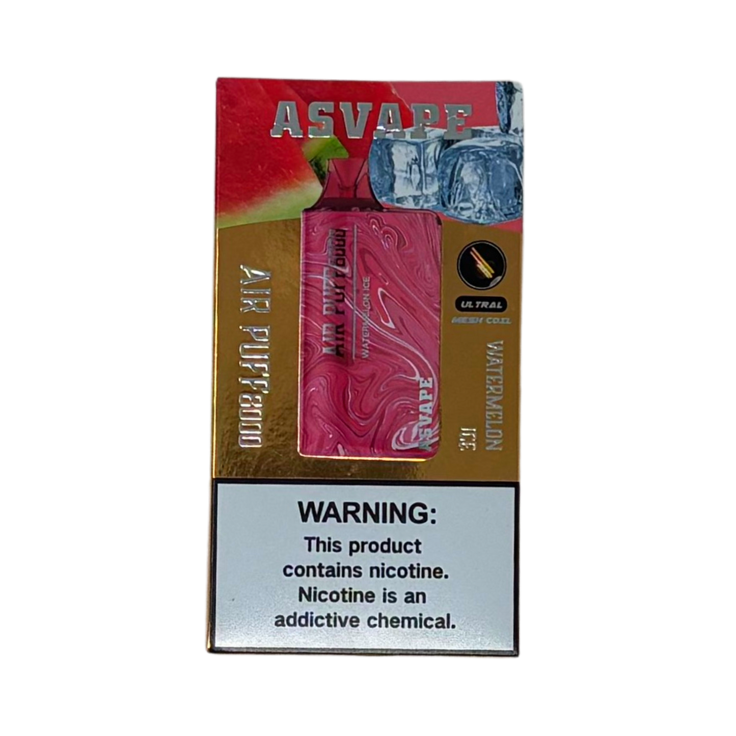 Asvape Air Puff - 8,000 HITS